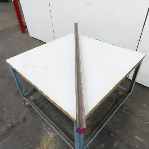 73.25" L 90° V-Forming Press Brake Die Block 1/2"Tang 1-15/16" Thick 2-7/8" Tall