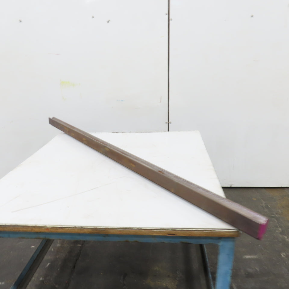 73.25" L 90° V-Forming Press Brake Die Block 1/2"Tang 1-15/16" Thick 2-7/8" Tall
