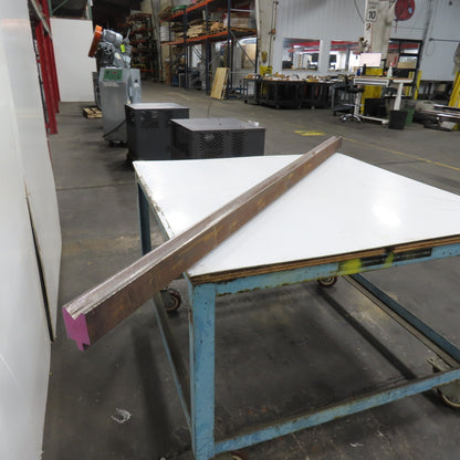 73.25" L 90° V-Forming Press Brake Die Block 1/2"Tang 1-15/16" Thick 2-7/8" Tall