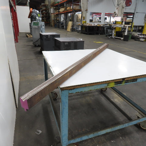 73.25" L 90° V-Forming Press Brake Die Block 1/2"Tang 1-15/16" Thick 2-7/8" Tall