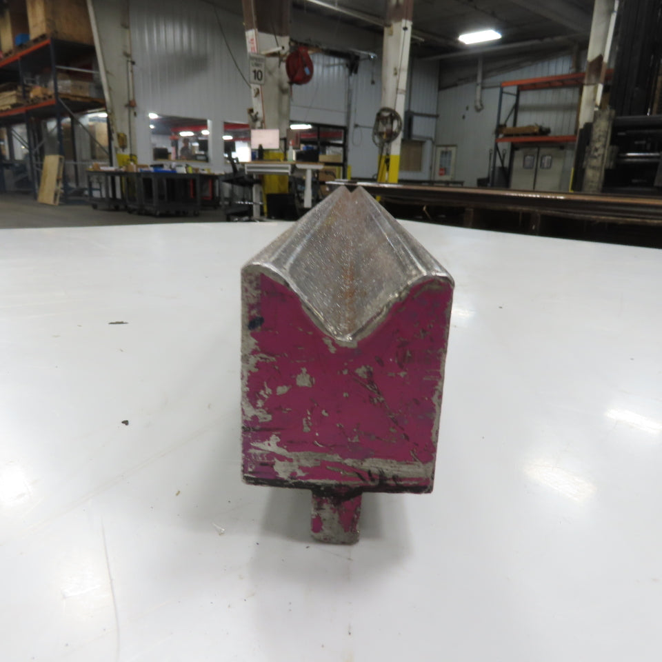 48" L 90° V-Forming Press Brake Die Block 1/2" Tang 1-15/16" Thick 2-7/8" Tall