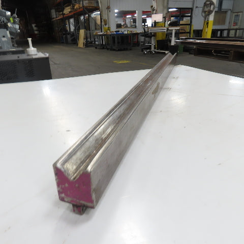 48" L 90° V-Forming Press Brake Die Block 1/2" Tang 1-15/16" Thick 2-7/8" Tall