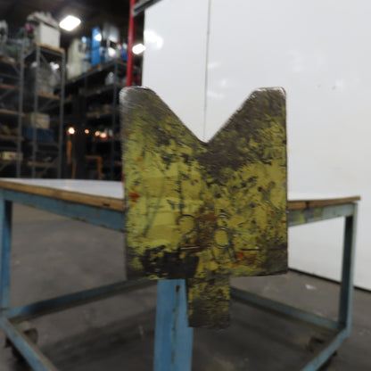145" L 90° V-Forming Press Brake Die Block 1/2" Tang 1-15/16" Thick 2-7/8" Tall