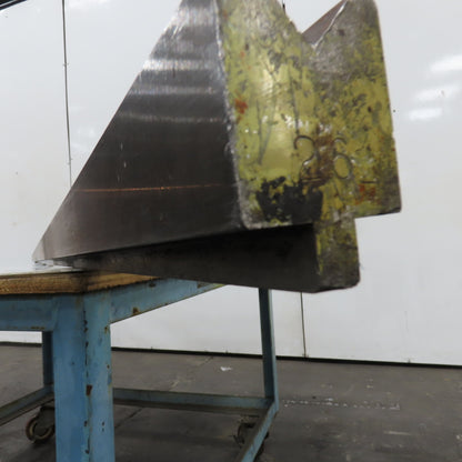 145" L 90° V-Forming Press Brake Die Block 1/2" Tang 1-15/16" Thick 2-7/8" Tall