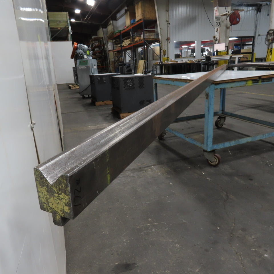 145" L 90° V-Forming Press Brake Die Block 1/2" Tang 1-15/16" Thick 2-7/8" Tall