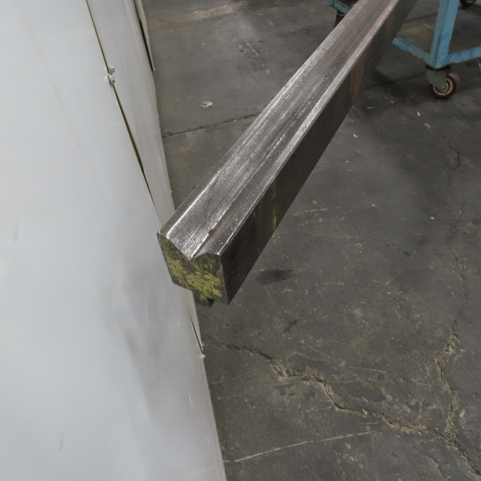 145" L 90° V-Forming Press Brake Die Block 1/2" Tang 1-15/16" Thick 2-7/8" Tall