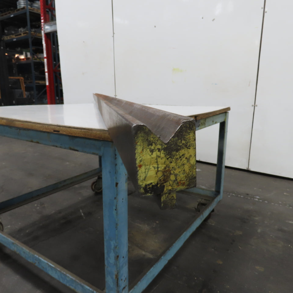 145" L 90° V-Forming Press Brake Die Block 1/2" Tang 1-15/16" Thick 2-7/8" Tall