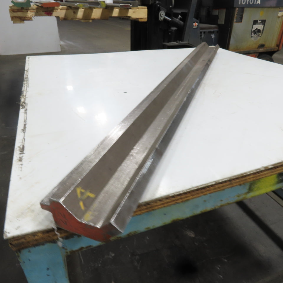 51" L 90° V-Forming Press Brake Gooseneck Die Punch 1/2" Tang 4-1/4" Tall