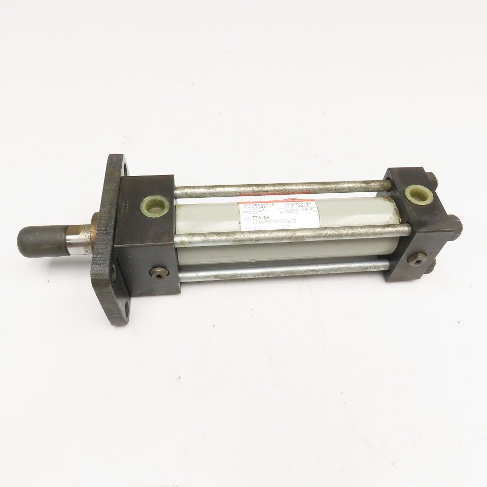 Toyooki TFA-SA 40mm Bore 100mm Stroke Double Acting Hydraulic Cylinder