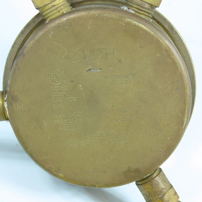 Smith HB1521-510 Oxygen & Acetylene Compressed Gas Pressure Regulator 400PSI
