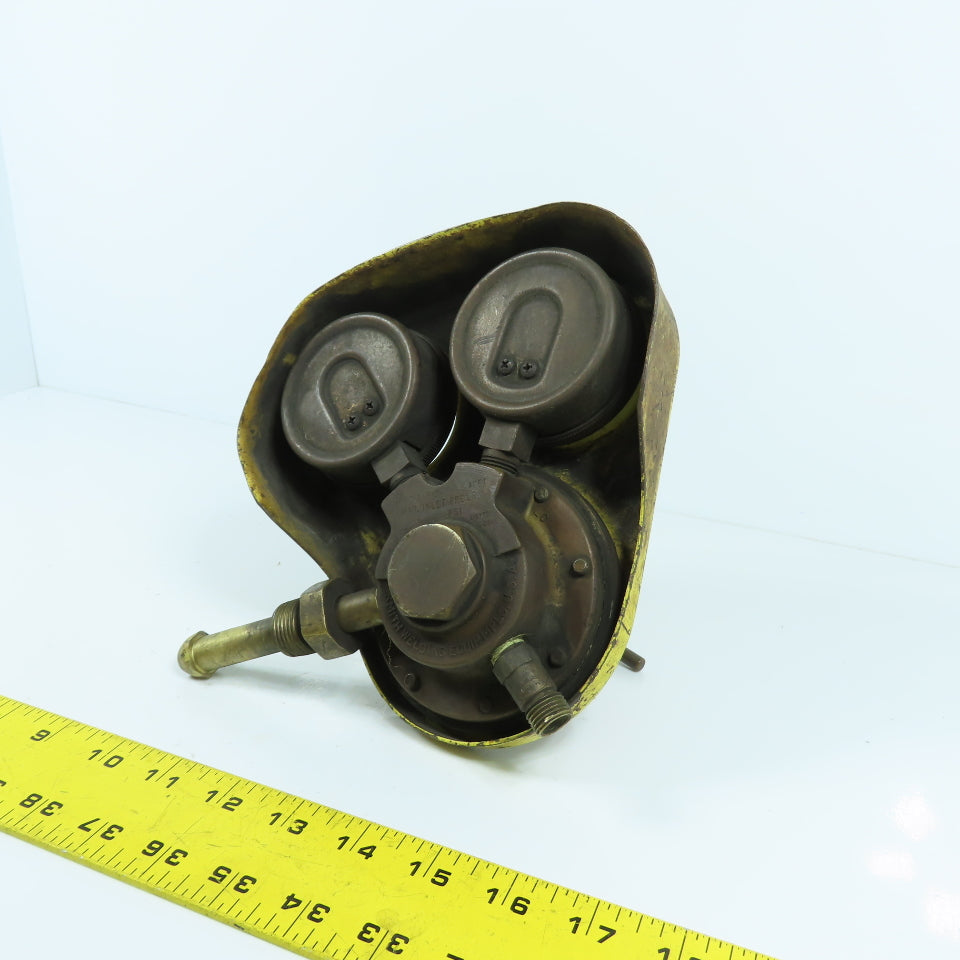Smith H1521A-510 Oxygen & Acetylene Compressed Gas Pressure Regulator 400PSI