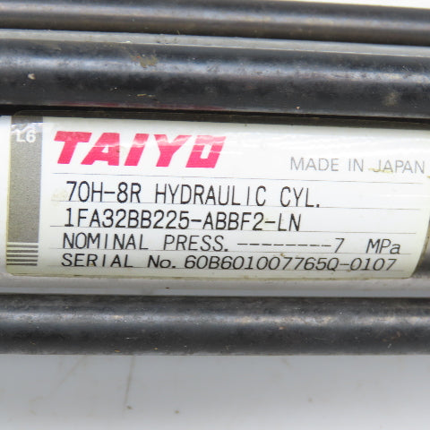 Taiyo 70H-8R 32mm Bore 225mm Stroke Double Acting Air Cylinder
