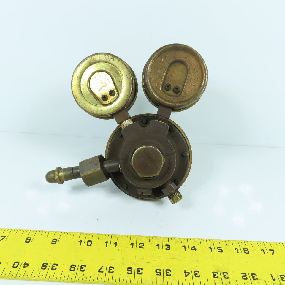 Smith H1510A-540 Oxygen & Acetylene Compressed Gas Pressure Regulator 3000PSI