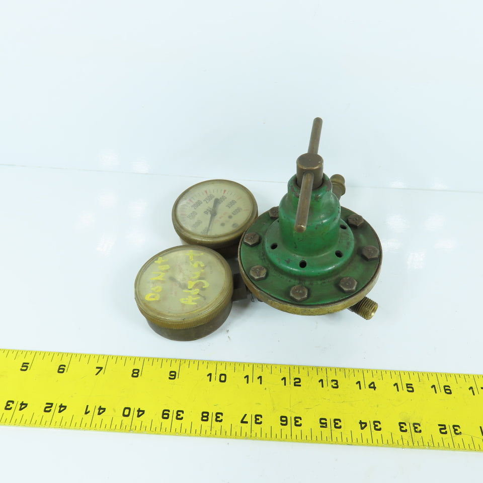 Smith H1510A-540 Oxygen & Acetylene Compressed Gas Pressure Regulator 3000PSI