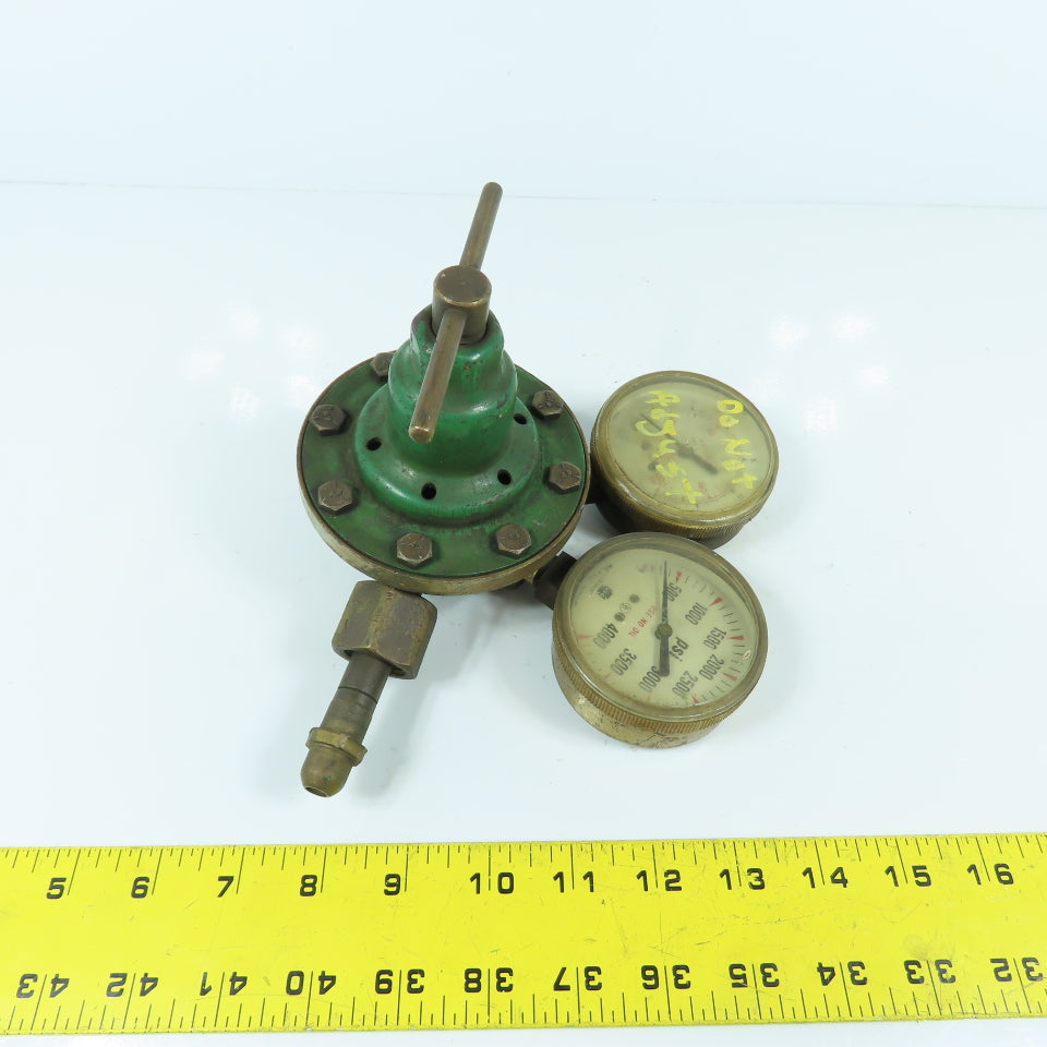 Smith H1510A-540 Oxygen & Acetylene Compressed Gas Pressure Regulator 3000PSI