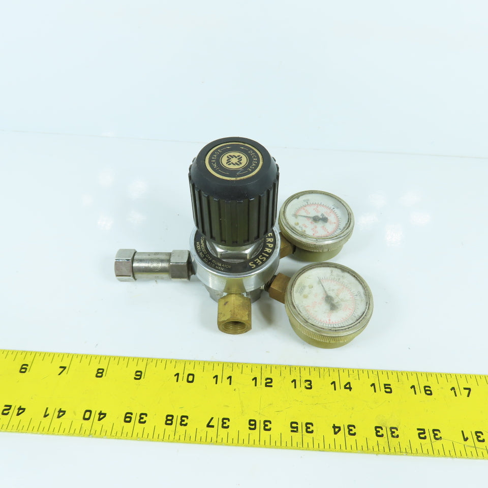 Western SG-450-MAN Oxygen & Acetylene Compressed Gas Pressure Regulator 3000PSI
