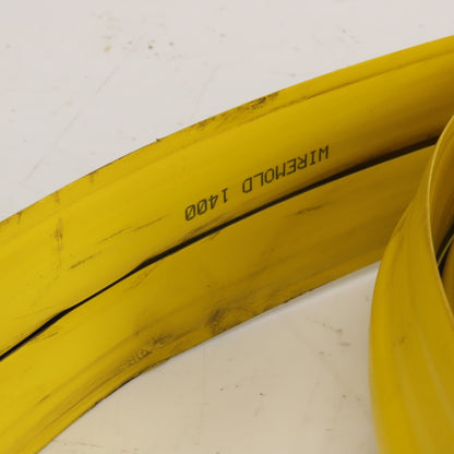 Wiremold 1400 Single Channel Yellow Non-Metallic Flex Wire Raceway 25' Long