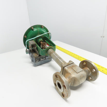 Fisher 32.24577SVFEB 1" Diaphragm Control Valve 5-15PSI Cv 8.5 CF3M