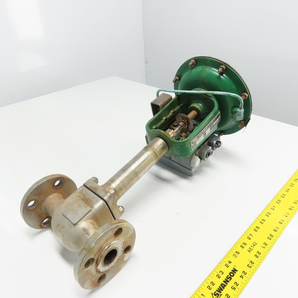 Fisher 32.24577SVFEB 1" Diaphragm Control Valve 5-15PSI Cv 8.5 CF3M