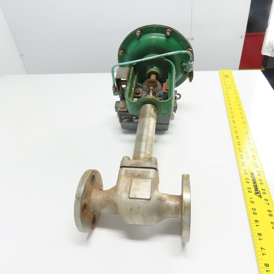 Fisher 32.24577SVFEB 1" Diaphragm Control Valve 5-15PSI Cv 8.5 CF3M