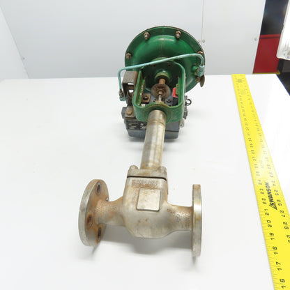 Fisher 32.24577SVFEB 1" Diaphragm Control Valve 5-15PSI Cv 8.5 CF3M
