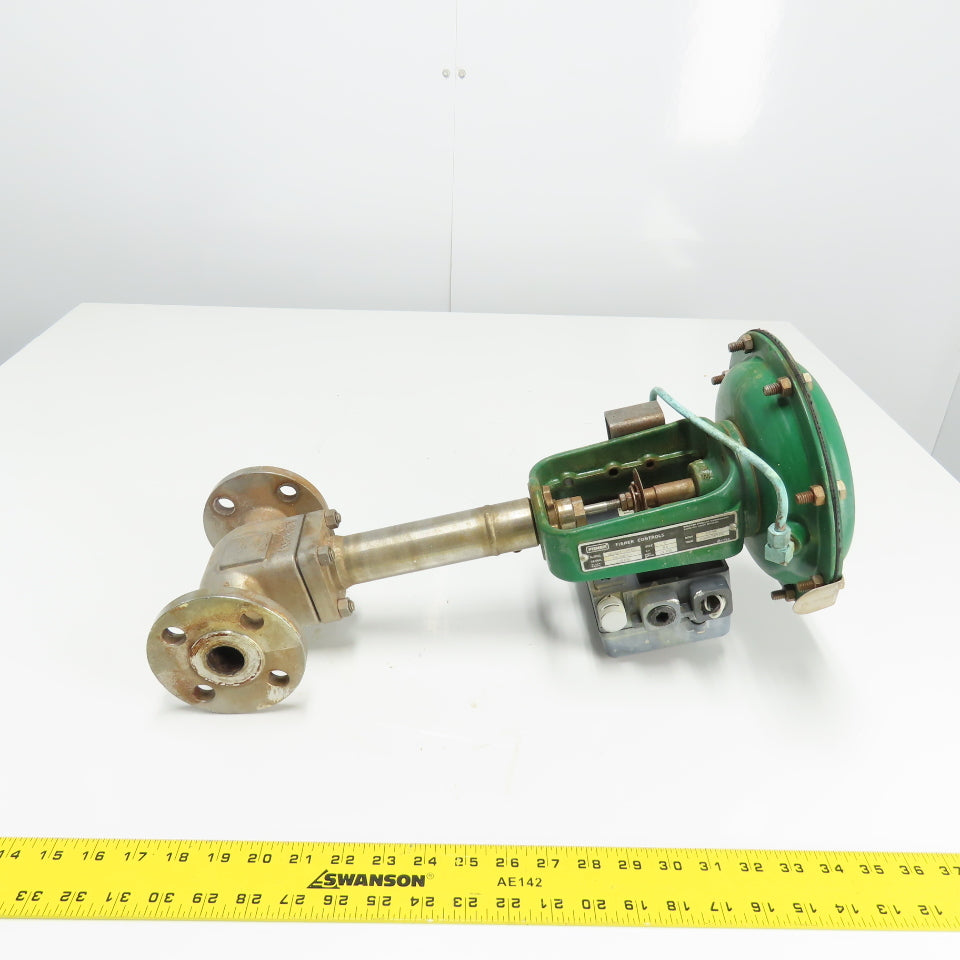 Fisher 32.24577SVFEB 1" Diaphragm Control Valve 5-15PSI Cv 8.5 CF3M