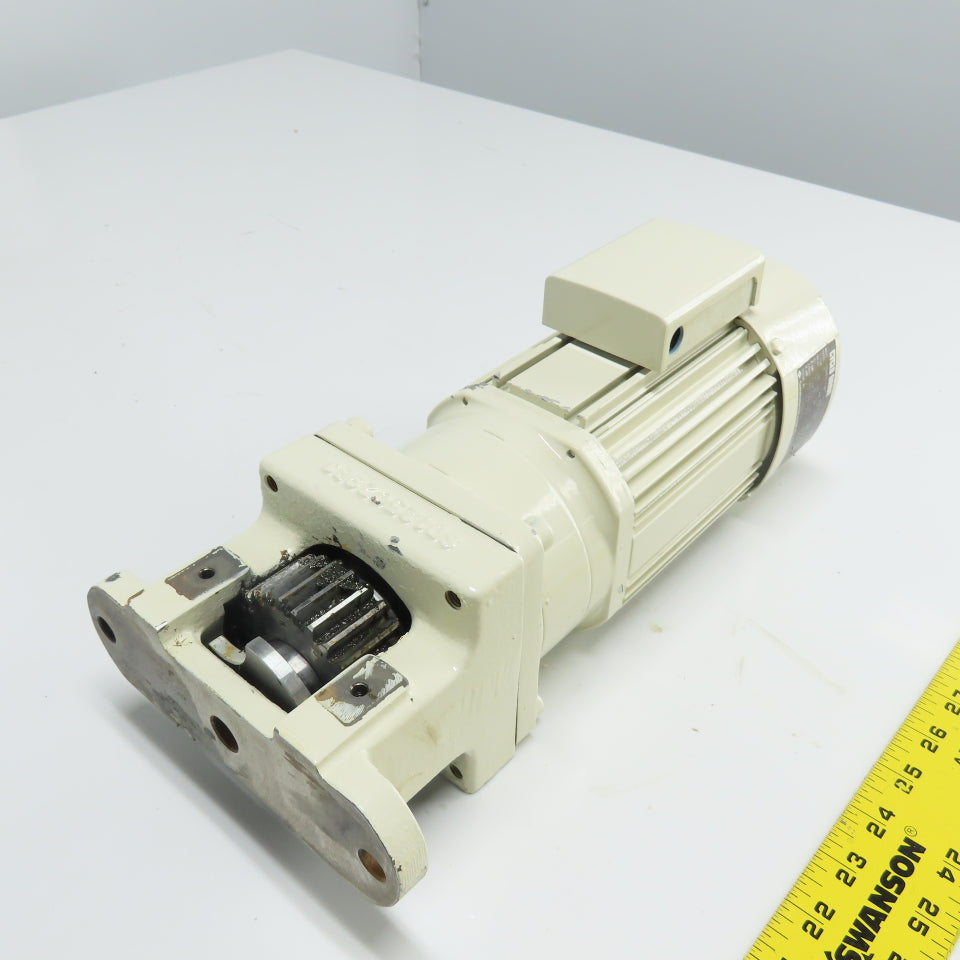 Cyclo Drive CNVM02-5085-B-35 0.2KW Induction Gearmotor 35:1 Ratio 3Ph 200/220V