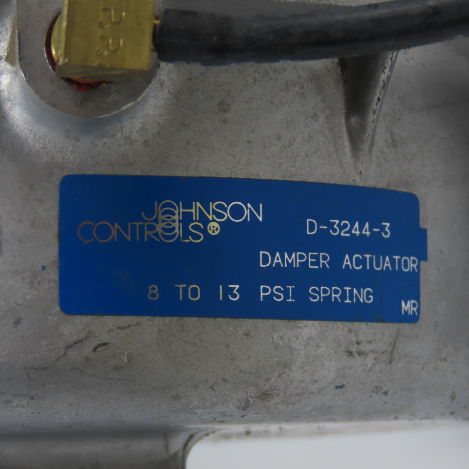 Johnson Controls D-3244-3 Damper Actuator 8-13PSI Spring 25PSIG Max