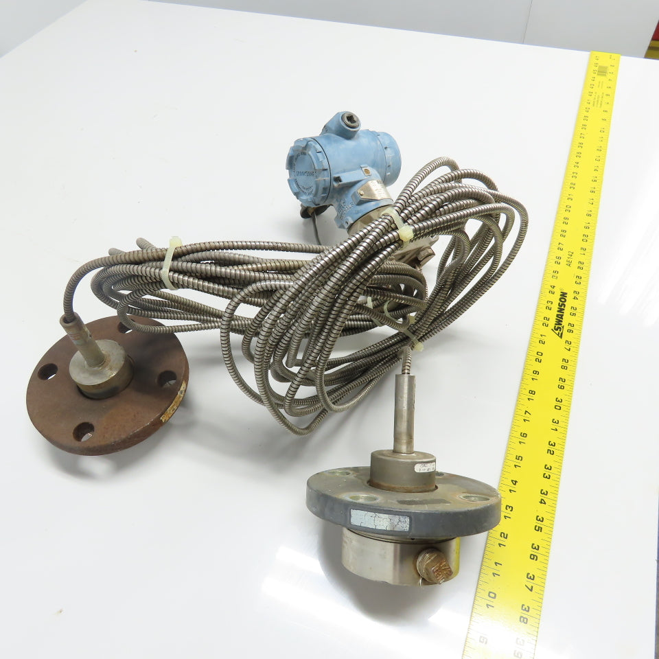 Rosemount CD2A22A1AS2B4I5M5 Pressure Transmitter 10.5-55VDC 285PSI Max 4-20mA