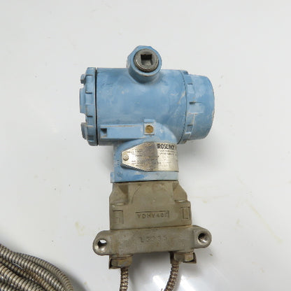 Rosemount CD2A22A1AS2B4I5M5 Pressure Transmitter 10.5-55VDC 285PSI Max 4-20mA