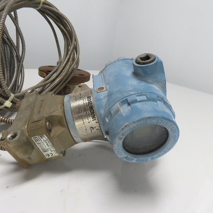 Rosemount CD2A22A1AS2B4I5M5 Pressure Transmitter 10.5-55VDC 285PSI Max 4-20mA