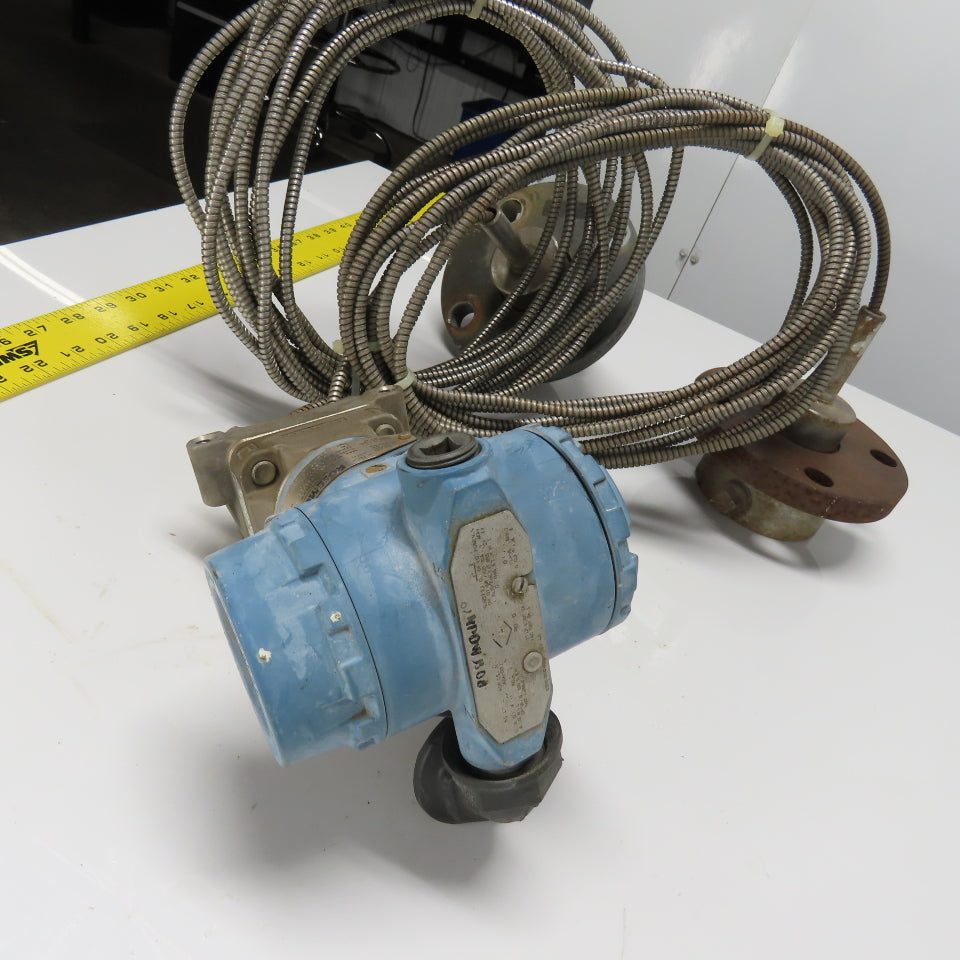 Rosemount CD2A22A1AS2B4I5M5 Pressure Transmitter 10.5-55VDC 285PSI Max 4-20mA