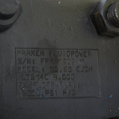 Parker Fluidpower 02.50 CJ2H LTS14C 6.000 Double Act. Hydraulic Cylinder 3000PSI