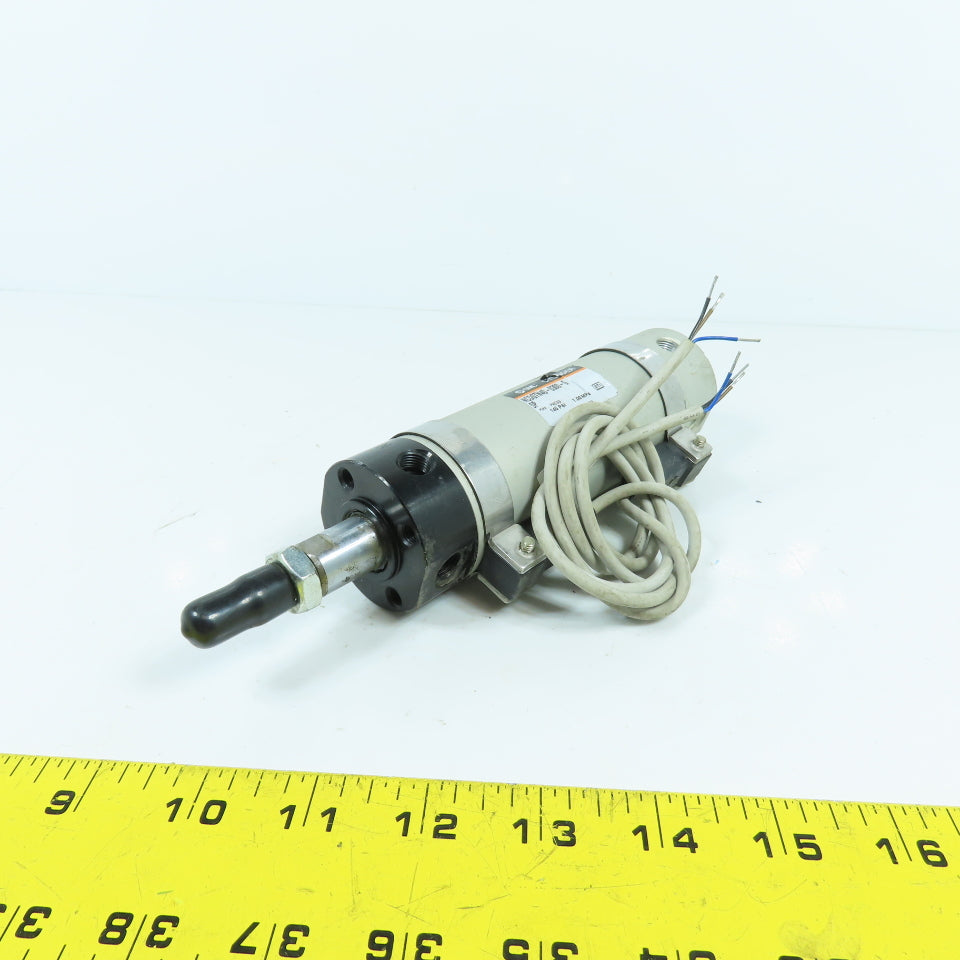SMC NCDGTN40-0300-G5P Double Acting Round Air Cylinder 3" Stroke 1-1/2" Bore