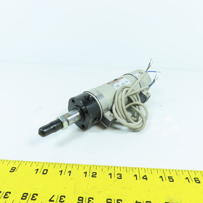 SMC NCDGTN40-0300-G5P Double Acting Round Air Cylinder 3" Stroke 1-1/2" Bore
