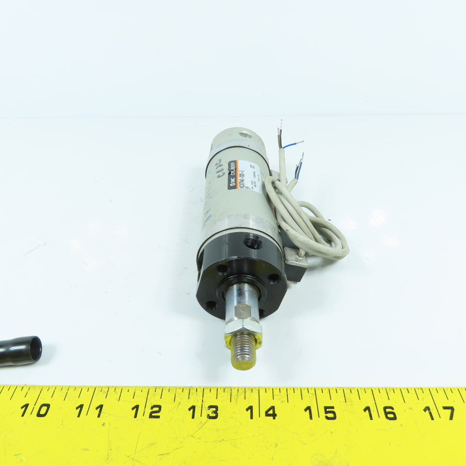 SMC NCDGTN40-0300-G5P Double Acting Round Air Cylinder 3" Stroke 1-1/2" Bore
