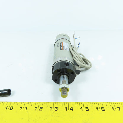 SMC NCDGTN40-0300-G5P Double Acting Round Air Cylinder 3" Stroke 1-1/2" Bore