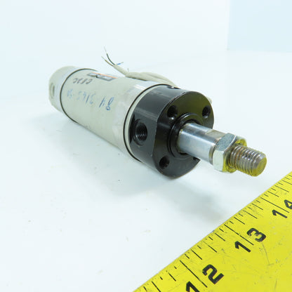 SMC NCDGTN40-0300-G5P Double Acting Round Air Cylinder 3" Stroke 1-1/2" Bore