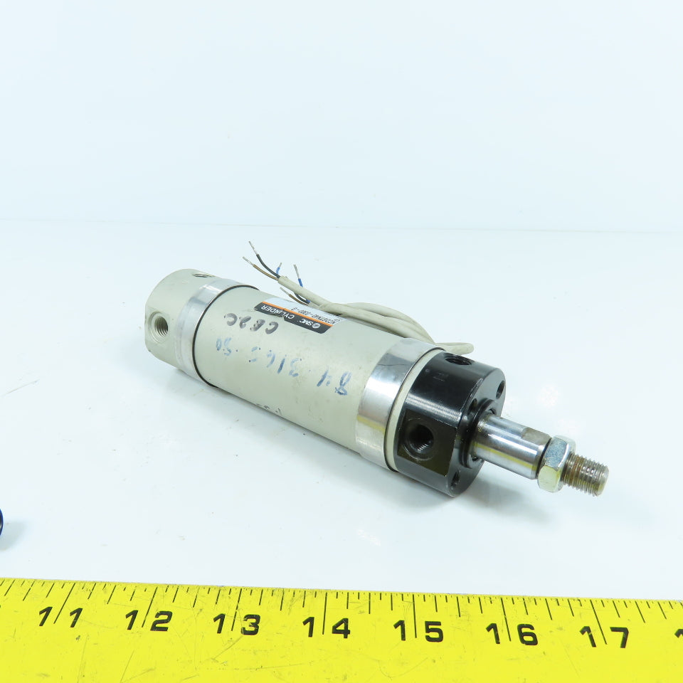 SMC NCDGTN40-0300-G5P Double Acting Round Air Cylinder 3" Stroke 1-1/2" Bore