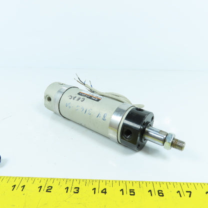 SMC NCDGTN40-0300-G5P Double Acting Round Air Cylinder 3" Stroke 1-1/2" Bore