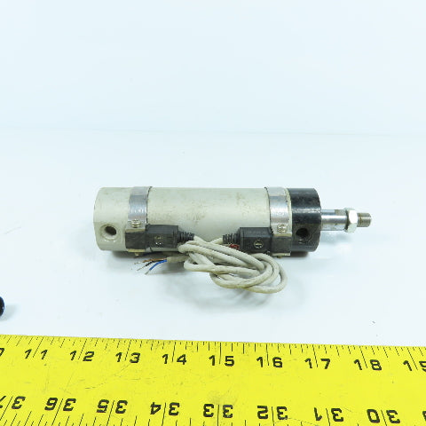 SMC NCDGTN40-0300-G5P Double Acting Round Air Cylinder 3" Stroke 1-1/2" Bore