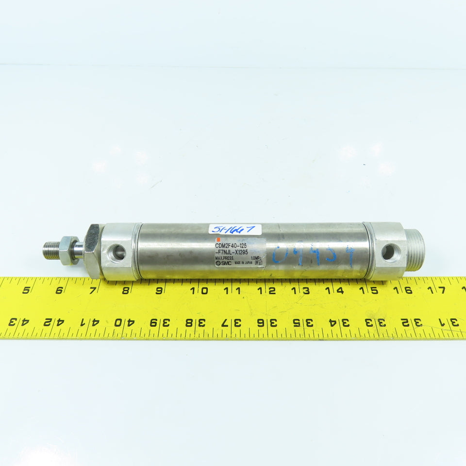 SMC CDM2F40-125-F7NJL-X1295 Double Acting Air Cylinder 40mm Bore 125mm Stroke