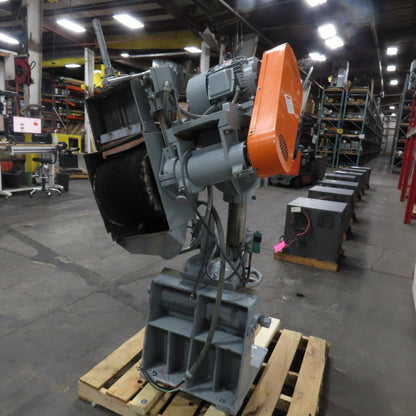 Hammond 50-84 15HP 12" Single Head Polisher Buffing Jack 3Ph 230/460V