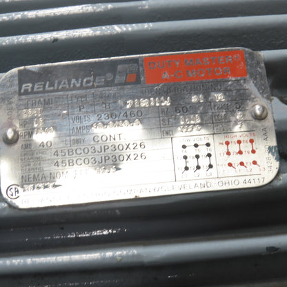 Hammond 50-84 15HP 12" Single Head Polisher Buffing Jack 3Ph 230/460V