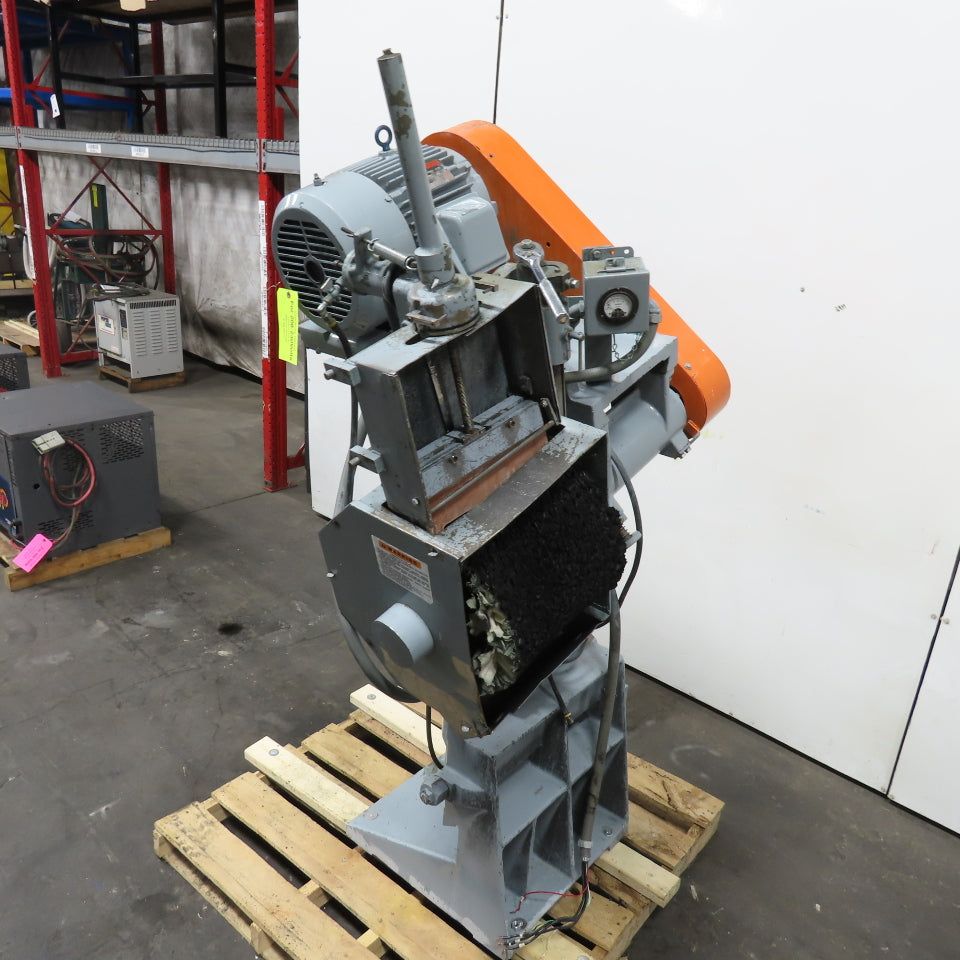Hammond 50-84 15HP 12" Single Head Polisher Buffing Jack 3Ph 230/460V
