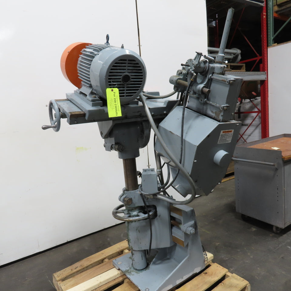 Hammond 50-84 15HP 12" Single Head Polisher Buffing Jack 3Ph 230/460V