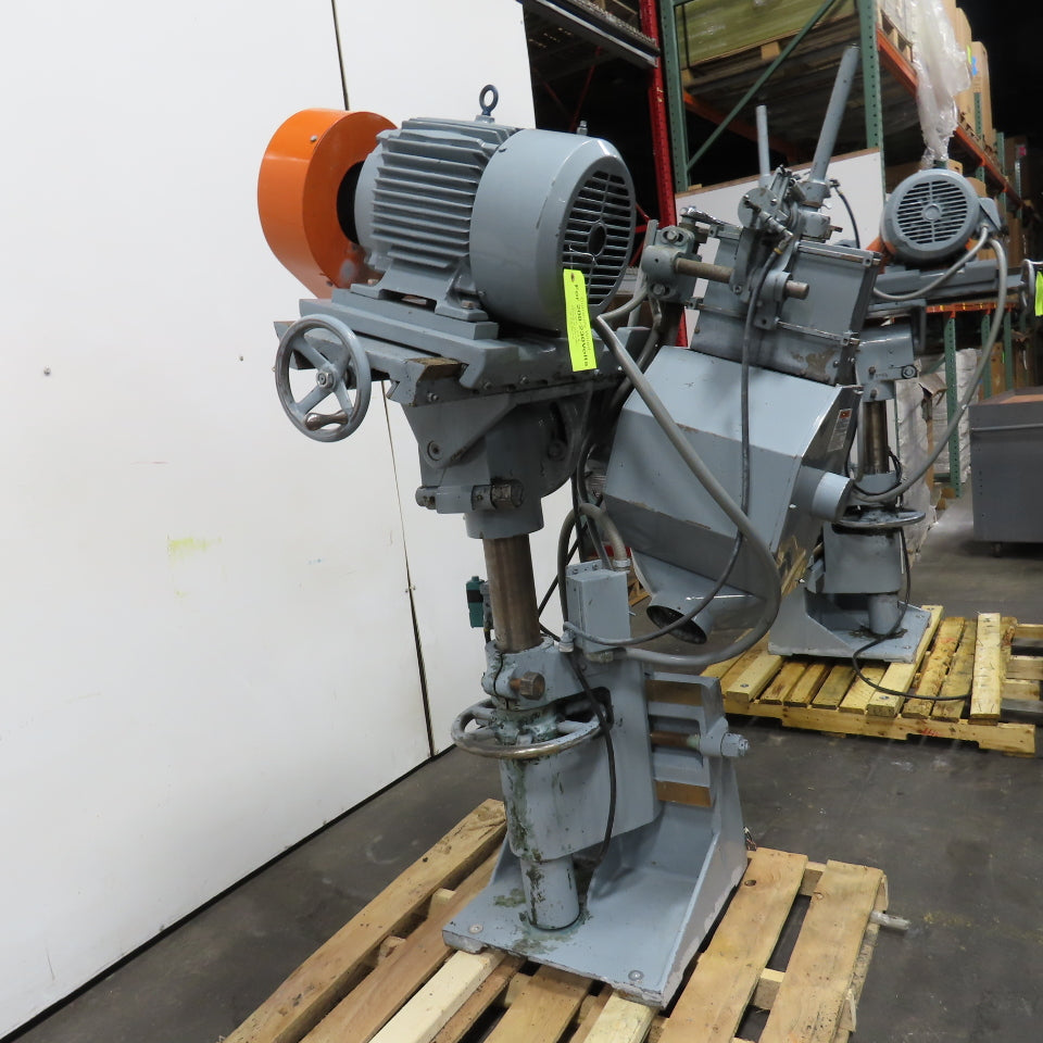 Hammond 50-84 15HP 12" Single Head Polisher Buffing Jack 3Ph 230/460V