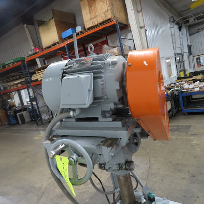 Hammond 50-84 15HP 12" Single Head Polisher Buffing Jack 3Ph 230/460V