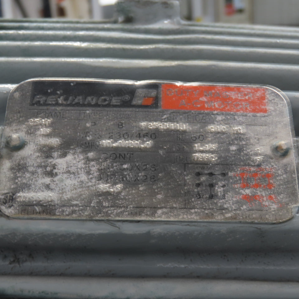 Hammond 50-84 15HP 12" Single Head Polisher Buffing Jack 3Ph 230/460V