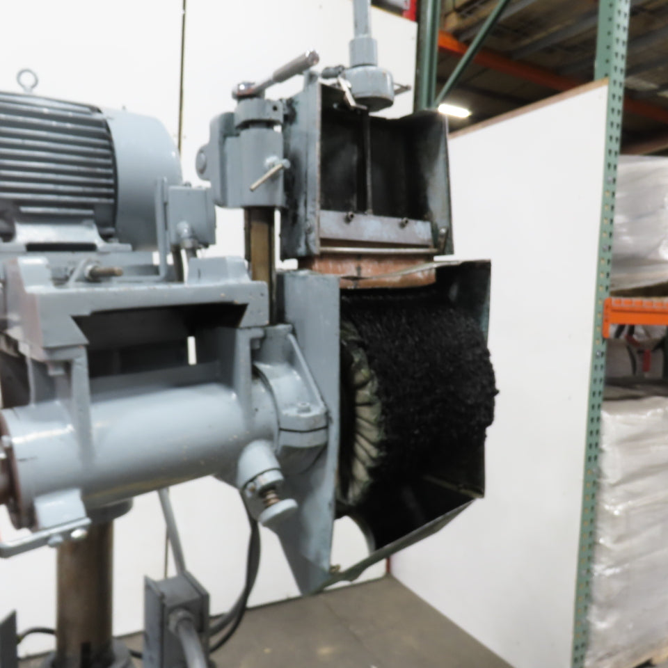 Hammond 50-84 15HP 12" Single Head Polisher Buffing Jack 3Ph 230/460V